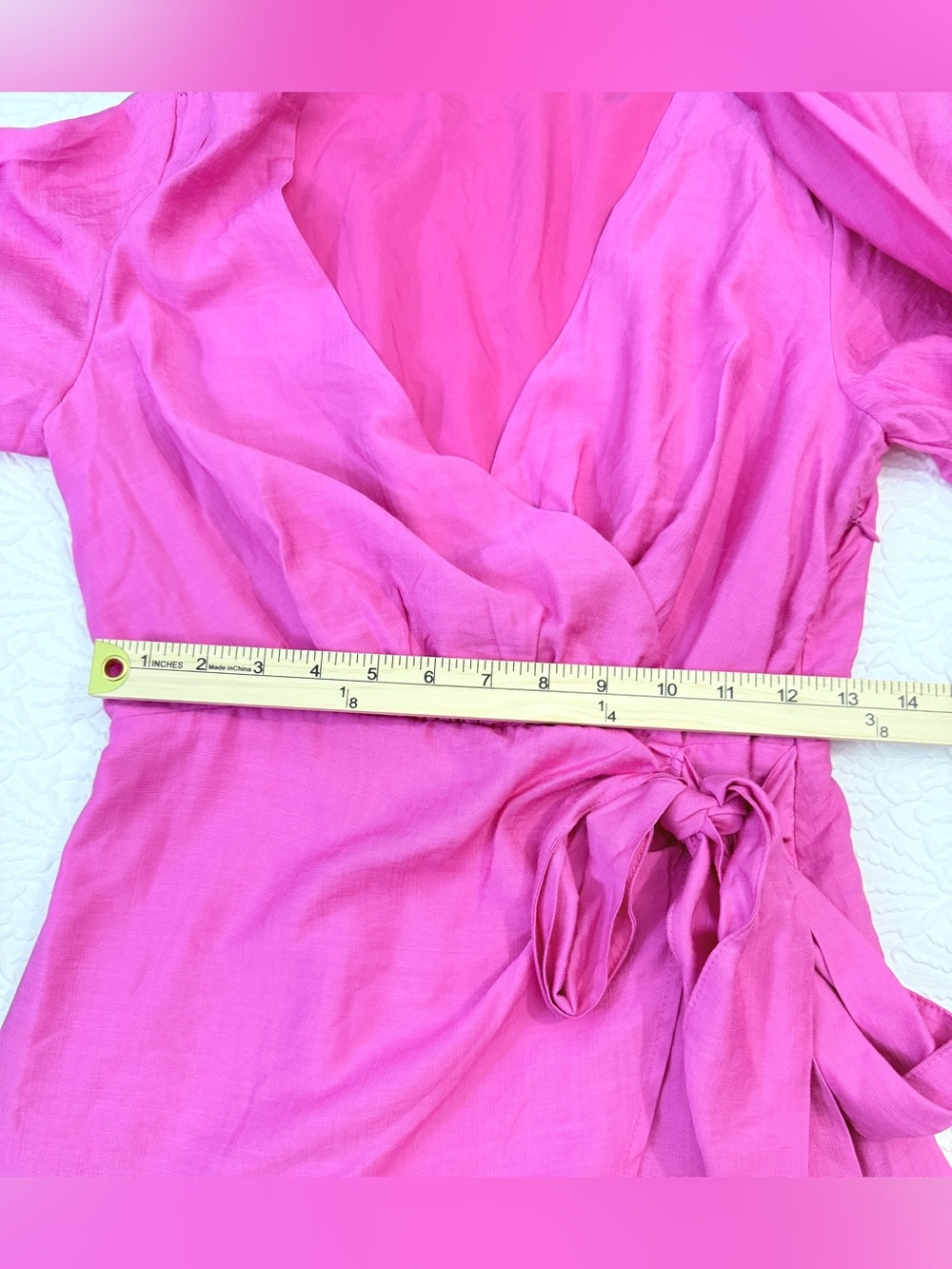 VICI Wrap Mini Dress in Pink Size S - Picture 7 of 8